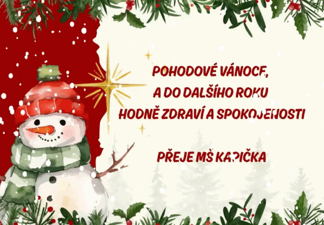 Přání k Vánocům